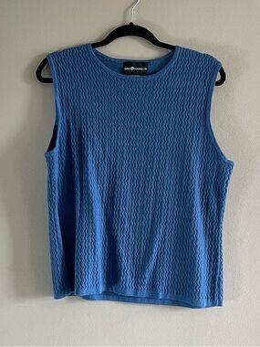 Vintage Sag Harbor Blue Sweater Tank